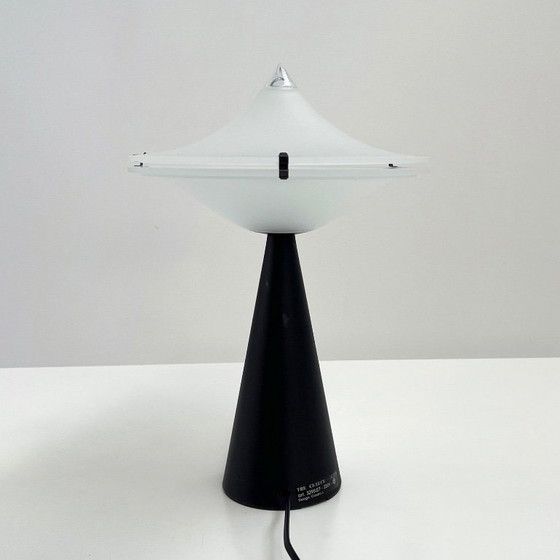 Image 1 of Schwarze Alien-Tischleuchte von Cesaro L. für Tre Ci Luce, 1980er Jahre