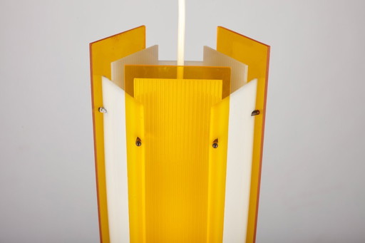 Lampada a sospensione dell'era spaziale di metà secolo