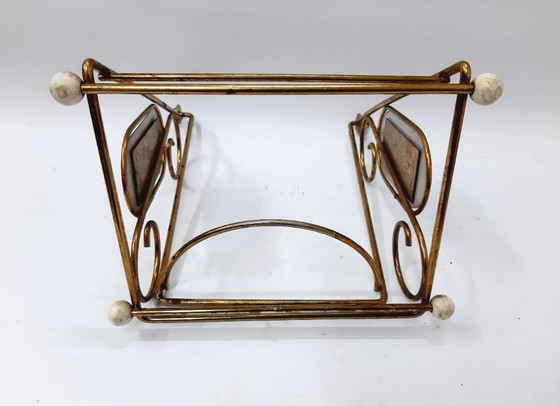 Image 1 of Portabottiglie vintage in ottone – Chivas Regal Display | Decorato e da collezione