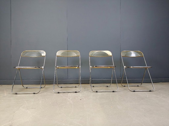 Image 1 of Chaises plia vintage de Castelli, années 1970