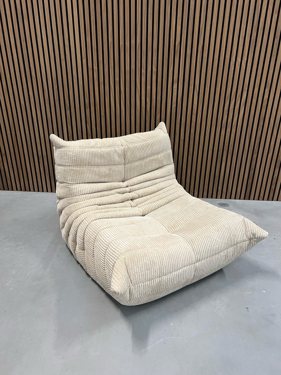 Image 1 of Ligne Roset Togo Curduroy/Ribstof Beige