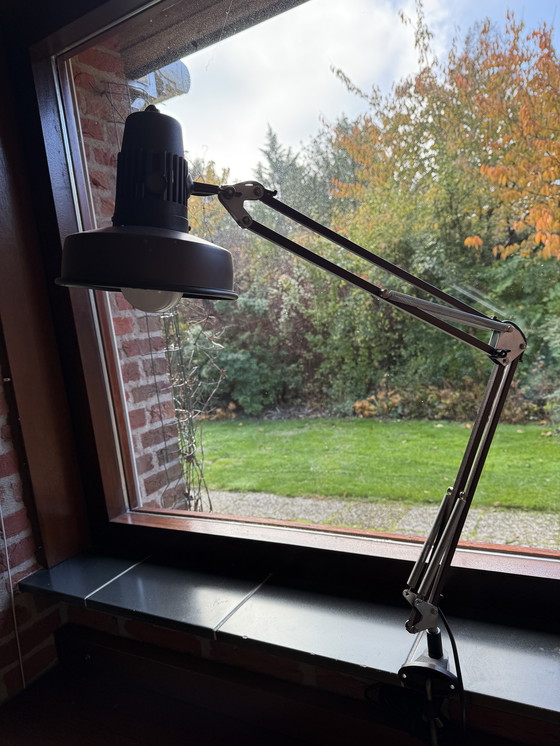 Image 1 of Luxo L2 brown vintage architect's lamp