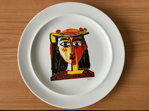 Precioso cuenco Picasso 30 cm - firmado.