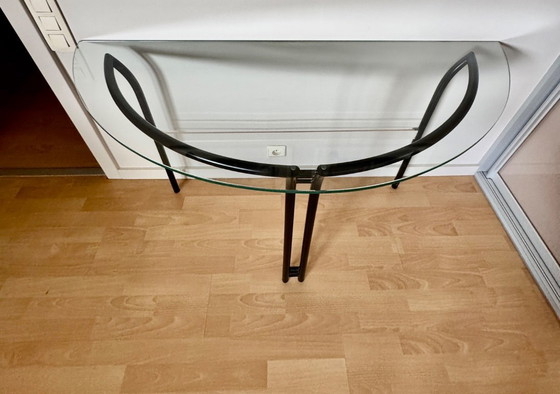 Image 1 of Wandtafel glas+metaal design Axel Enthoven