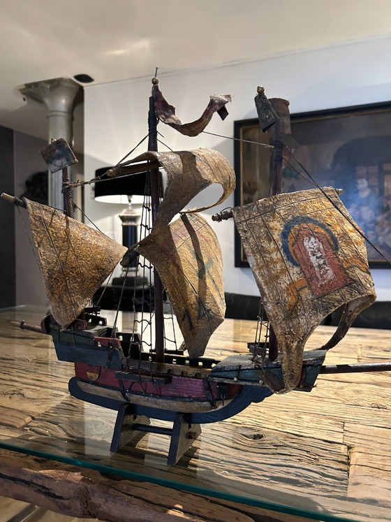 Velero antiguo finales de 1800 – Objetos decorativos, Madera (photo 4 of 15)
