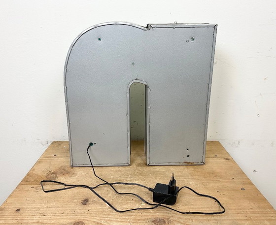 Image 1 of Lettera N illuminata d'epoca, anni '80