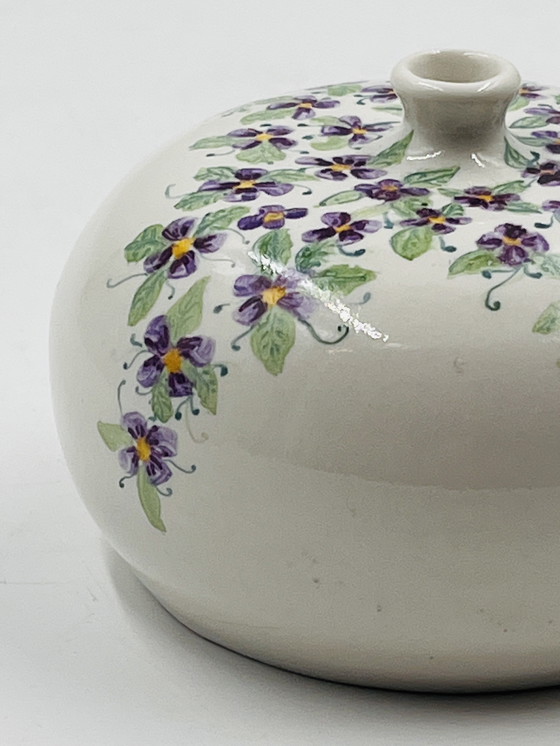 Image 1 of Keramik-Soliflore mit der Signatur "Donche".