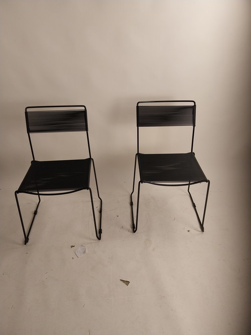 2 sedie "spaghetti" di Giandomenico Belotti per Fly Line anni '80