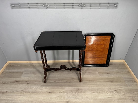 Image 1 of Mesa de té o bandeja antigua (ca. 1850-1900)