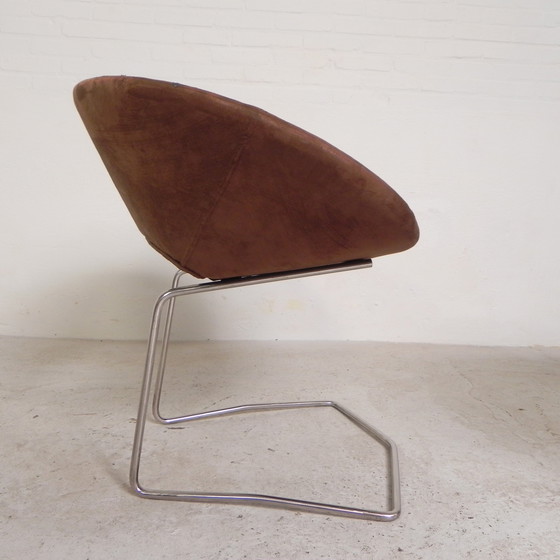 Image 1 of Set van 2 designstoelen in de stijl van Artifort, Leolux, Pierre Paulin