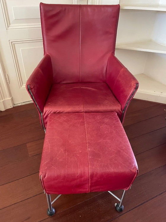 Image 1 of Charly-Fußhocker von Montis, rot