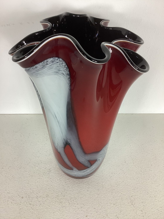 Vintage Glass Josefina’s Krosno Design Vase (photo 4 of 6)