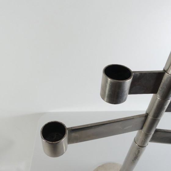 Image 1 of Candelabro de 5 llamas diseñado por Georges Bourgeois para Habitat, década de 1970.