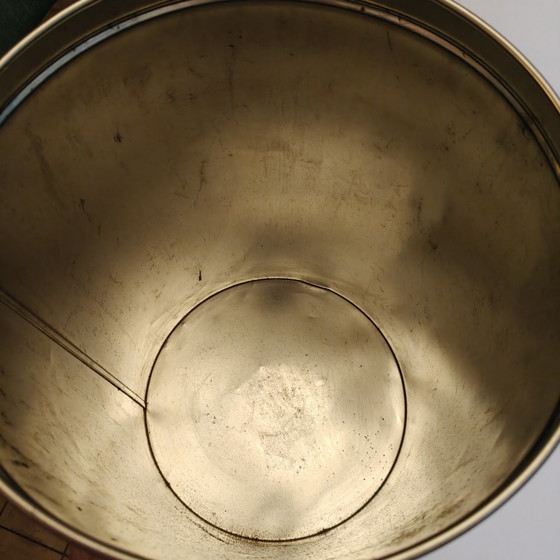 Image 1 of Vintage Mocca d’Or Coffee Tin – Large Industrial Metal Storage Can – Retro Café Style