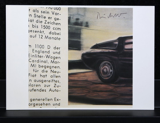 Image 1 of Alfa Romeo by Gerhard Richter – Hand-signed postcard from 1965