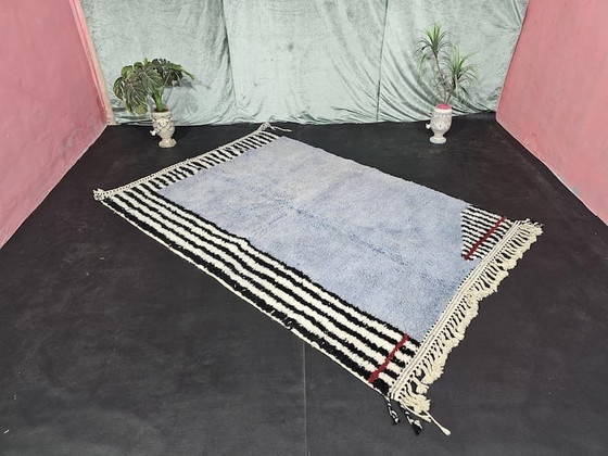 Image 1 of Auténtica alfombra marroquí Beni Ourain hecha a mano, 150/250 cm.