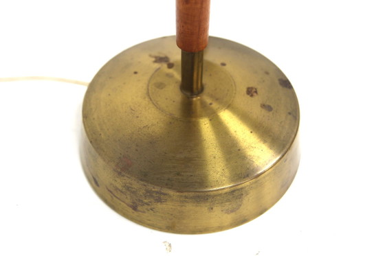 Image 1 of Juego de dos lámparas de pie escandinavas de teca y metal, Suecia, 1960