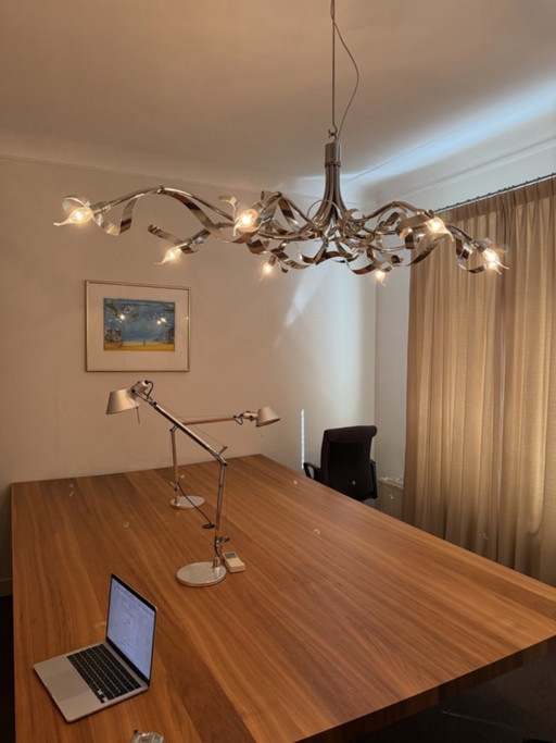 Jacco Maris Ruban Plié Suspension Chrome 8 Bras – plafondlampen