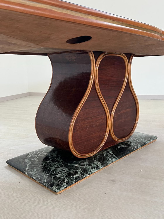 Image 1 of Tavolo - Legno, Marmo, Vetro - Art Deco