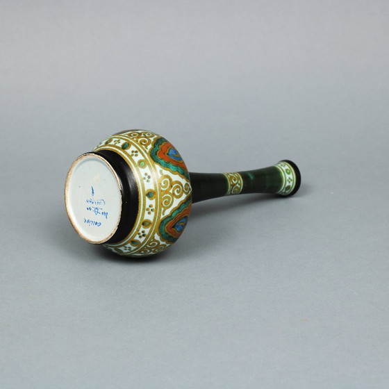 Image 1 of Gouda, South Holland - earthenware pipe vase - Collier decoration - 1920s