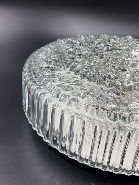 Image 1 of Lampada da soffitto in vetro Helena Tynell per Limburg