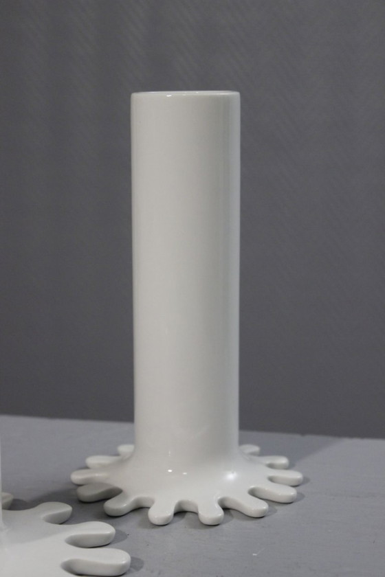 Image 1 of François Clerc for Sentou France - Pair of "Ghost" candlesticks 2008