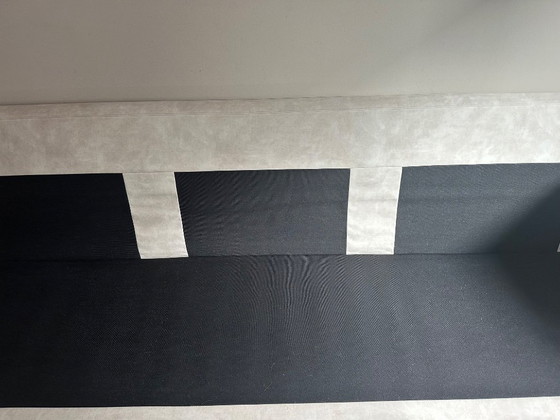 Image 1 of Beautiful Enzo Luca Ombre 3.5-seater sofa & footstool – ecru velvet