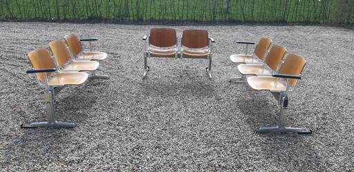 Castelli waiting room set 2 x 3 seater, 1 x 2 seater
