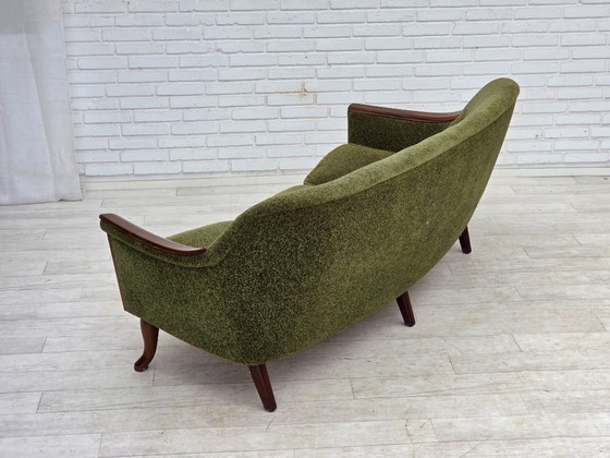 Image 1 of Divano vintage norvegese a 3 posti, anni '70, in legno di teak.