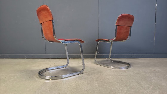 Image 1 of Vintage eetkamerstoelen van Cidue, set van 6, jaren 70