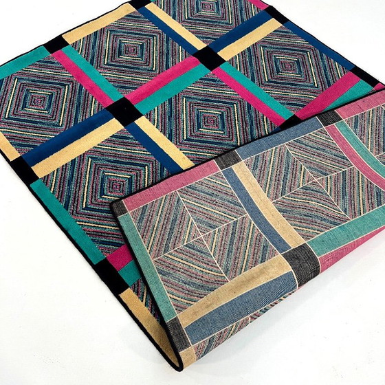Tappeto in lana multicolore di Missoni, anni '80 – Tappeti (photo 6 of 6)