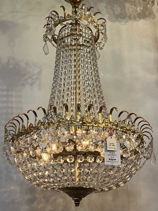 Peris Andreu design chandelier hanging lamp XXL size