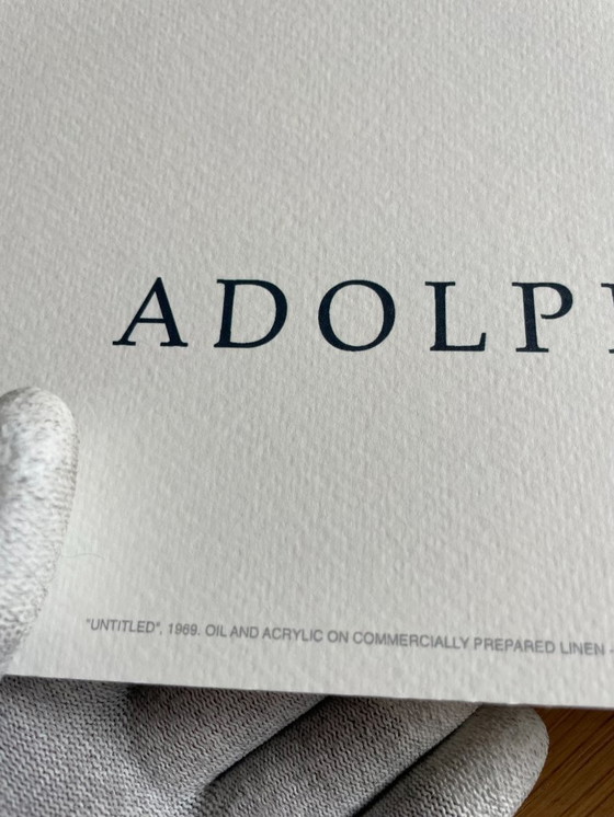 Image 1 of Adolph Gottlieb (1903-1974), Untitled, 1969, copyright Adolph and Esther Gottlieb Foundation/SABAM Belgium 2001, Printed in Ital