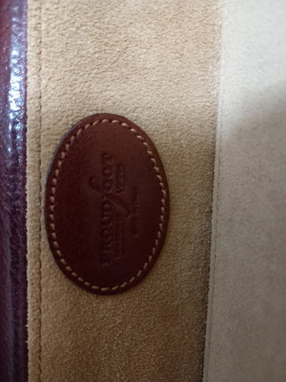 Image 1 of Elegante valigetta vintage in pelle italiana