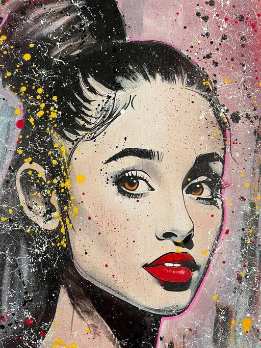 NO1R Visualart - Ariana - Artist's Canvas