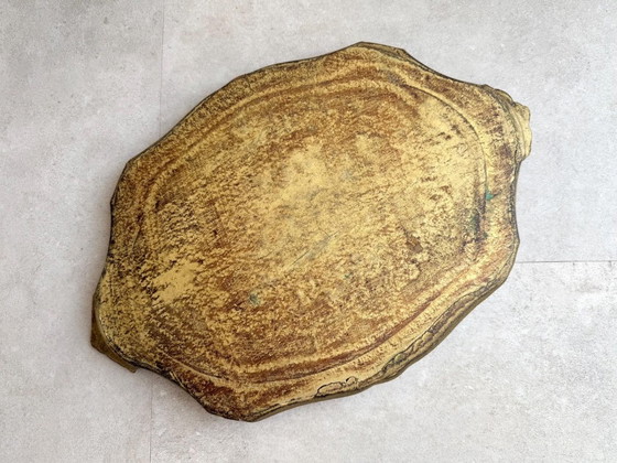 1x Vintage Florentine Red and Gold Tray – Table accessories, Wood (photo 4 of 6)