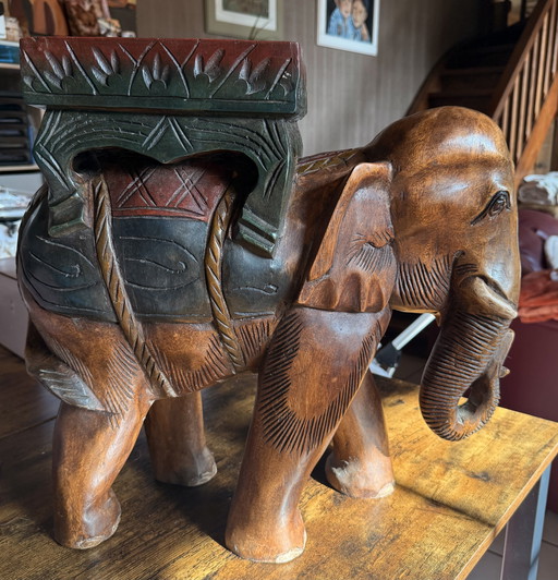 Houten olifant 