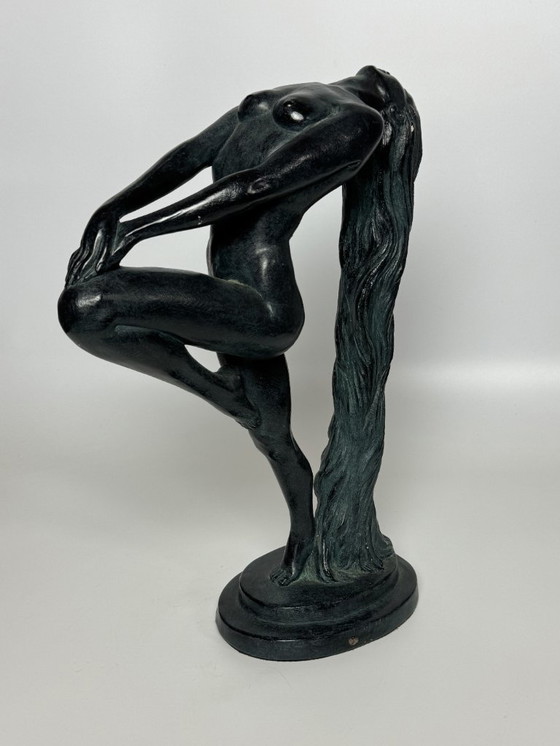 Image 1 of Sculpture 'Sultry Awakening' Designed by Klara Sever for Austin Productions, USA 1970s.