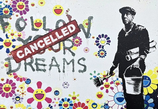 Death NYC - Banksy Happy Face et Murakami - Édition limitée avec certificat