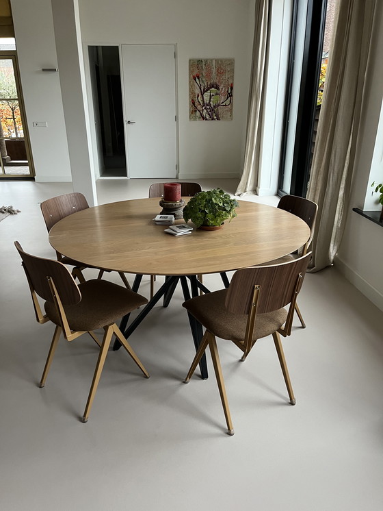 Image 1 of Ronde tafel Studio Henk Butterfly quad rond 140 cm