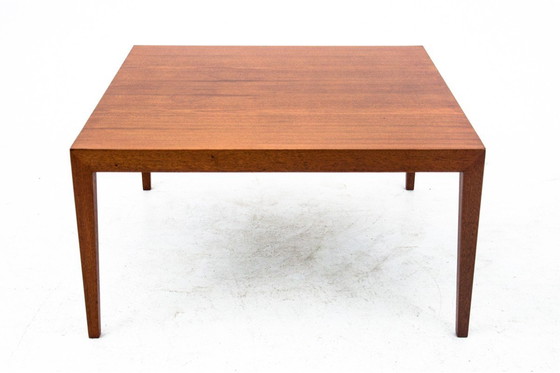 Image 1 of Teakhouten tafel, Denemarken, jaren 1960.