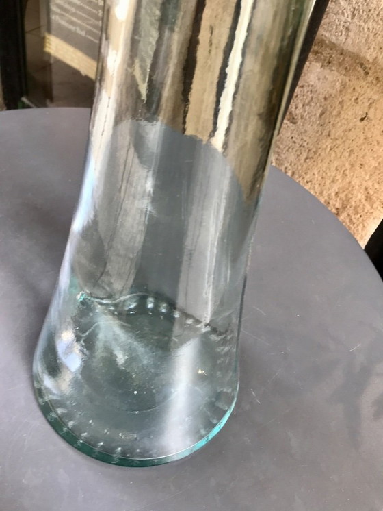 Image 1 of XL Trompetenvase aus Recyclingglas