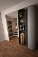 Hans Eichenberger Metallflaschenschrank WOGG 13