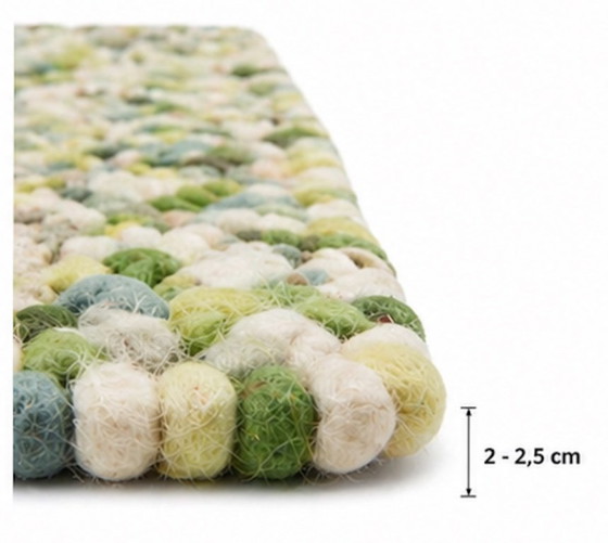 Image 1 of Brink & Campman Pebble vloerkleed – 140 x 200 cm | Nieuwstaat | Wol | Design