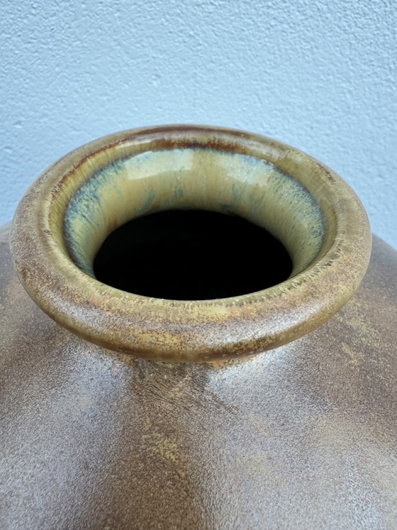 Grande Vaso Sfera Gres Fiammato Art Déco – Vasi, Ceramic (photo 4 of 14)