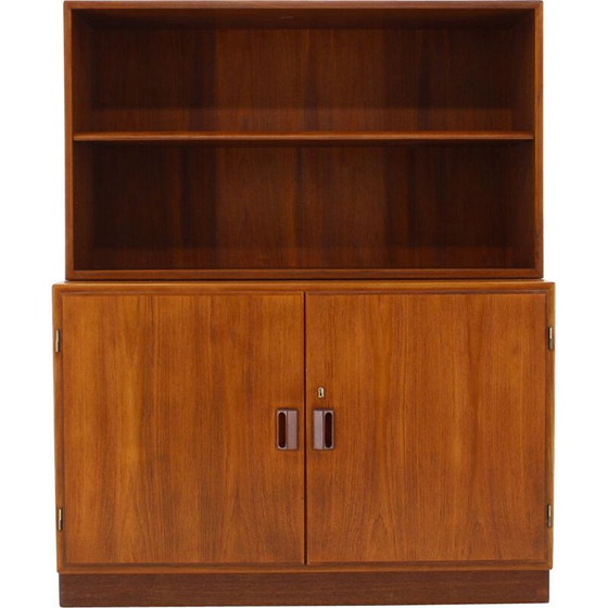 Image 1 of Vintage teak cabinet bookcase, Denmark 1960