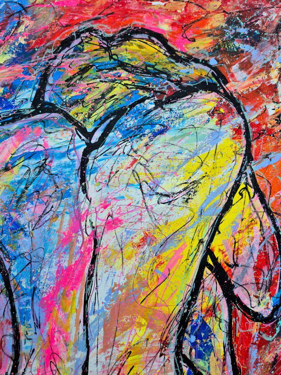 She In A Colorful World – Paintings & Drawings, Canvas (photo 7 of 14)