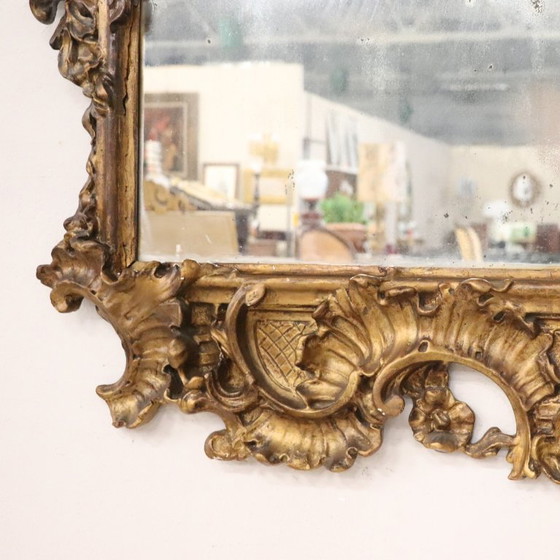 Image 1 of Antique large wall mirror, Italy late 19th century