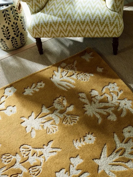Image 1 of Sanderson Woodland Glade Gold vloerkleed 200 x 280 