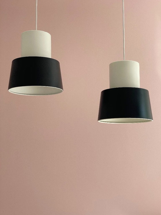 2x Louis Poulsen Lampen Nyboderpendel Vintage Mid Century Design – Hanglampen, Metal (photo 14 of 27)